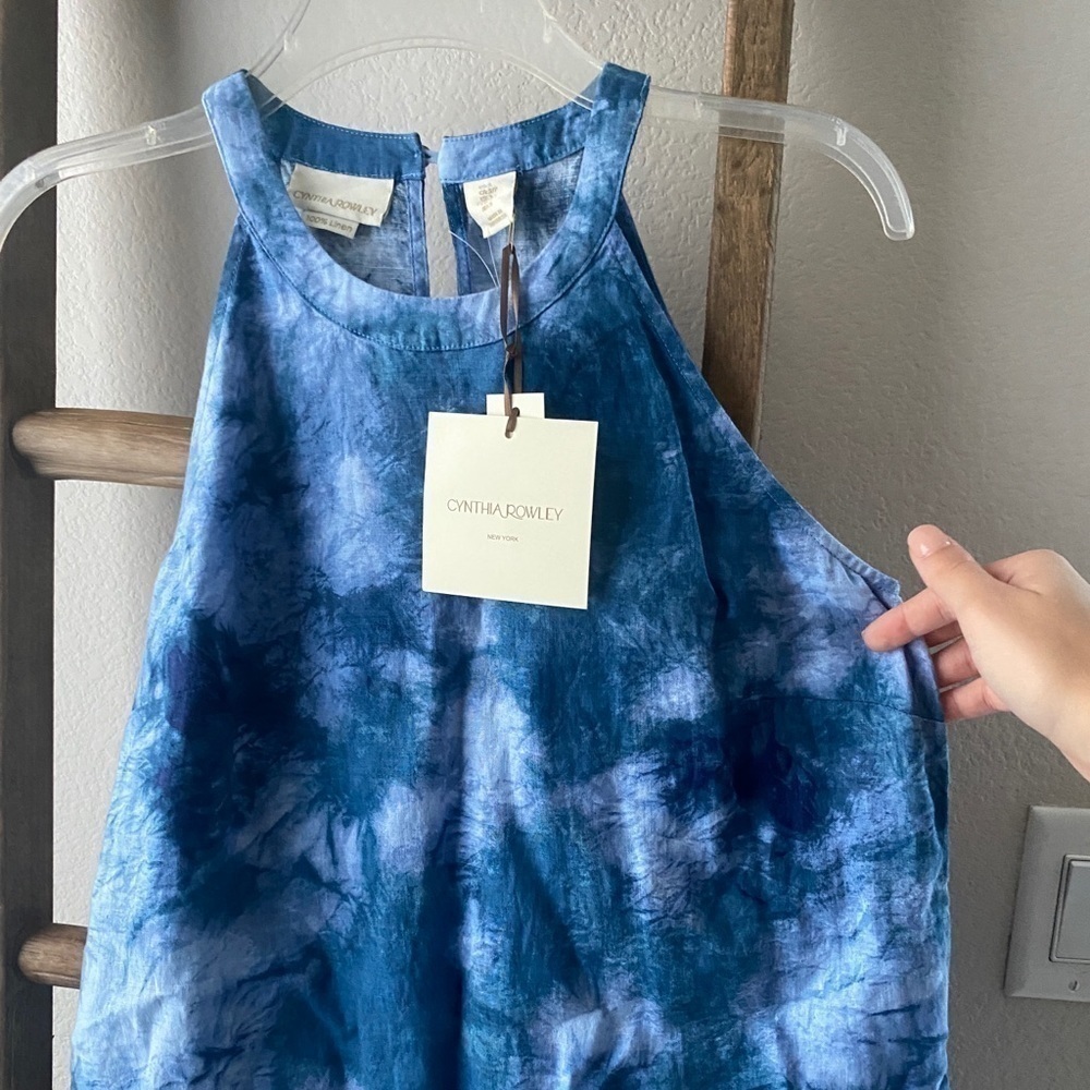 NWT - Cynthia Rowley size small 100% linen dress - Picture 5 of 7